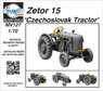 Zetor15 `Czechoslovak Tractor` (Plastic model)