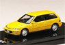 Honda Civic (EF9) SiR II Yellow (Custom Color) (Diecast Car)