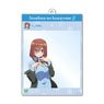 The Quintessential Quintuplets Season 2 Acrylic Photo Collection Key Ring Miku (Anime Toy)