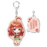 The Quintessential Quintuplets Season 2 Famous Saying Twin Acrylic Key Ring Itsuki (Anime Toy)