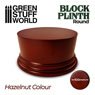 Round Block Plinth 10cm - Hazelnut (Display)