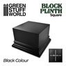 Square Top Display Plinth 8x8 cm - Black (Display)