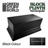 Rectangular Top Display Plinth 12x6cm - Black (Display)
