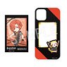 Black Star -Theater Starless- x Rascal Pushing Favorite Character iPhone Case (for iPhone12mini Size) (Menou) (Anime Toy)