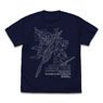 Mobile Suit Gundam: Hathaway`s Flash Penelope T-Shirt Navy S (Anime Toy)