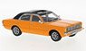フォード タウナス GXL 4ドア 1973 オレンジ/ブラック (ミニカー)