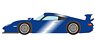 Porsche 911 GT1 EVO Strassenversion 1997 Metallic Blue (Diecast Car)