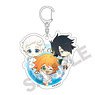 The Promised Neverland Acrylic Key Ring Assembly Pyon Chara (Anime Toy)