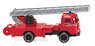 (HO) Fire Brigade - Turntable Ladder (MB) (Model Train)