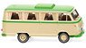 (HO) Borgward Camper Van B611 - Ivory Beige/Yellow-Green (Model Train)