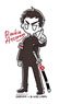 Capcom x B-Side Label Sticker The Great Ace Attorney Ryunosuke (Anime Toy)