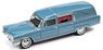 1959 キャディラック 霊柩車 ブルー (ミニカー)