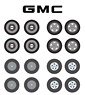 Auto Body Shop - Wheel & Tire Packs Series 6 - GMC Trucks Solid Pack (ミニカー)