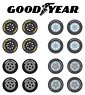 Auto Body Shop - Wheel & Tire Packs Series 6 - Goodyear Tires (ミニカー)