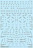 1/144 GM Line Decal No.4 [with Caution] #2 Gray (Material)