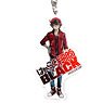 Cells at Work! Black Acrylic Key Ring Red Blood Cell (Anime Toy)