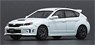 Subaru 2009 Impreza WRX White (RHD) (Diecast Car)