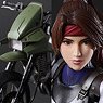 Final Fantasy VII Remake Play Arts Kai Jessie & Motorcycle Set (Completed)