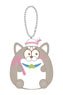 Matsuinu x Sanrio Characters Plush Key Ring Husky (Anime Toy)