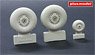 C-47 Skytrain wheels with cover (Plastic model)