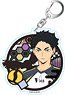 Haikyu!! Kirie Series Acrylic Key Ring Keiji Akaashi (Anime Toy)