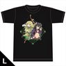 How Not to Summon a Demon Lord Omega T-Shirt [Shera & Rem] L Size (Anime Toy)