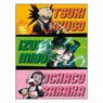 My Hero Academia 6 Pockets Clear File w/Zip Izuku Midoriya & Katsuki Bakugo & Ochaco Uraraka (Anime Toy)