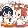 Bungo Stray Dogs Acrylic Strap Kigurumi Series Nyanko Ver. (Set of 8) (Anime Toy)