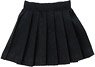 PNS Snotty Cat Pleated Skirt (Black) (Fashion Doll)