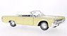 Lincoln Continental 4 Door Convertible 1961 Light Yellow (Diecast Car)
