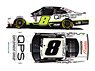 `サム・メイヤー` #8 QPSエンプロイメントグループ シボレー カマロ NASCAR Xfinityシリーズ 2021 (ミニカー)