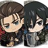 Trading Can Badge Attack on Titan Gyugyutto (Set of 8) (Anime Toy)
