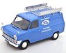 Ford Transit Delivery Van 1970 Kundendienst Ford with Roof RackLight Blue/White (Diecast Car)
