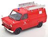Ford Transit Delivery Van 1970 Feuerwehr Germany with roof rackred (ミニカー)