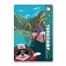 [Yurucamp] Leather Pass Case Ver.3 Design 06 (Rin Shima/D) (Anime Toy)