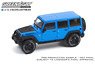 2016 Jeep Wrangler Unlimited Black Bear Edition - Jeep Official Badge of Honor - Black Bear Pass, Telluride, Colorado - Hydro Blue Pearl (Diecast Car)