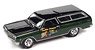 1965 Chevy Chevelle Wagon Turtle Wax Green/Black (Diecast Car)