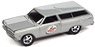 1965 Chevy Chevelle Wagon Turtle Wax Silver (Diecast Car)