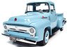 1956 Ford F-100 Pickup Mild Custom Diamond Blue (Diecast Car)