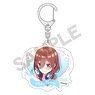 The Quintessential Quintuplets Acrylic Key Ring Miku Heart Frame (Anime Toy)