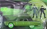 The Green Hornet Black Beauty w/American Diorama Figures of Green Hornet & Kato (Mijo Exclusives) (Chase Car) (Diecast Car)