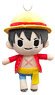 One Piece Petit Fuwa Plush Monkey D. Luffy (Anime Toy)