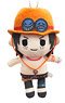 One Piece Petit Fuwa Plush Portgas D. Ace (Anime Toy)