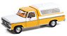 1976 Ford F-100 - Chrome Yellow with Wimbledon White Combination Tu-Tone and Deluxe Box Cover (ミニカー)
