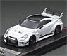 LB-Silhouette Works GT Nissan 35GT-RR Matte Pearl White (Diecast Car)