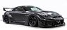 LB-Silhouette Works GT Nissan 35GT-RR Matte Black (Diecast Car)