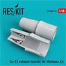Su-33 exhaust nozzles for Minibase Kit (Plastic model)