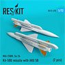 Kh-58U Missile with AKU 58 (2 Pieces) (Plastic model)