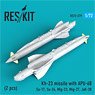 Kh-23 Missile with APU-68 (2 Pieces) (Plastic model)