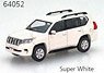 Toyota Land Cruiser Prado Super White (Diecast Car)